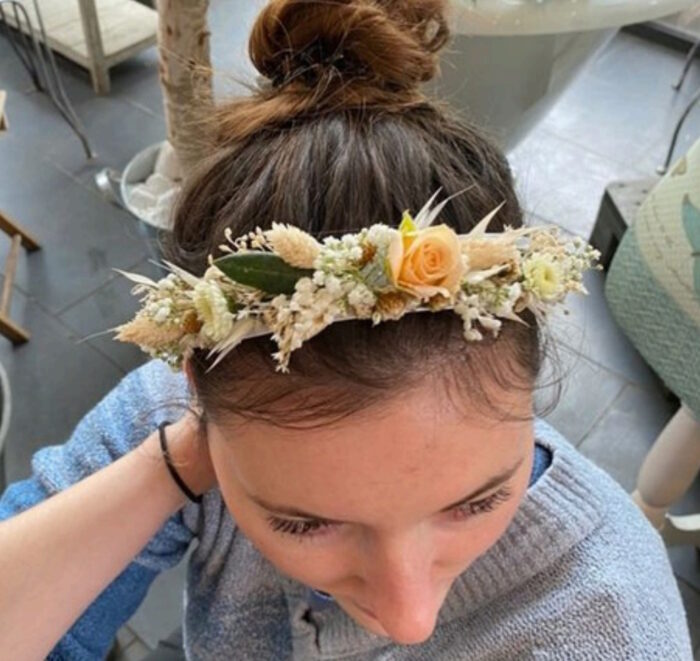 Couronne florale
