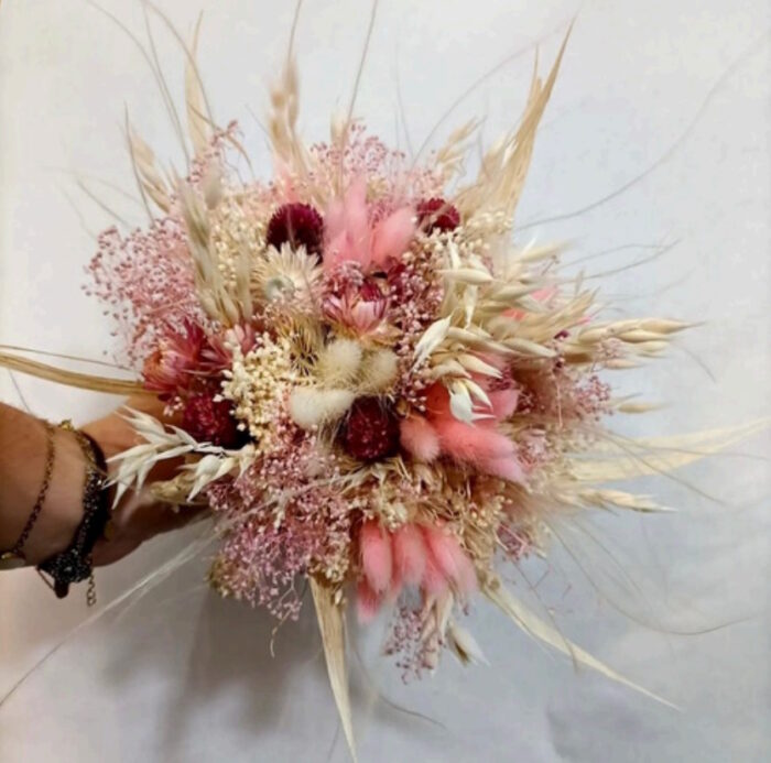 Bouquet de la mariée en fleurs séchées – Image 2